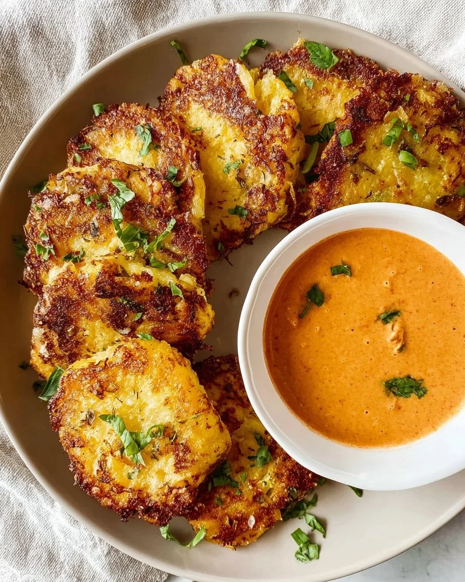 Crispy air fryer smashed potatoes served on a plate