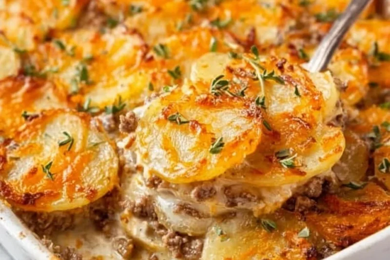 Beef and Potato Casserole