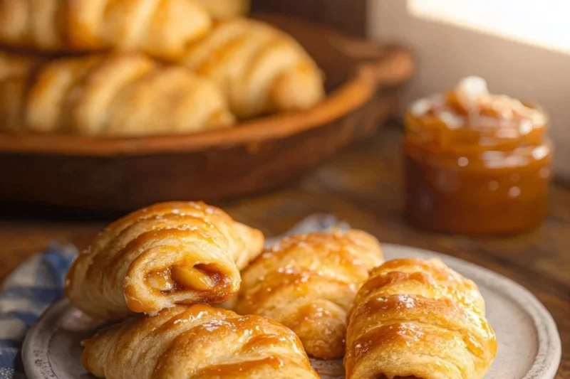 Caramel Apple Pie Crescents