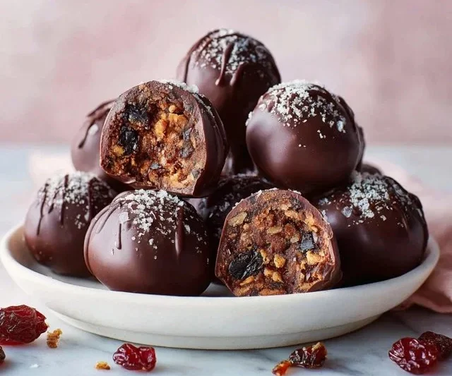 Christmas Fruit Mince Truffles
