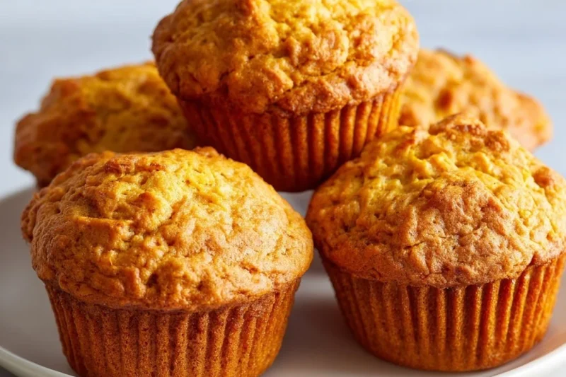 Cottage Cheese Protein Pumpkin Muffins