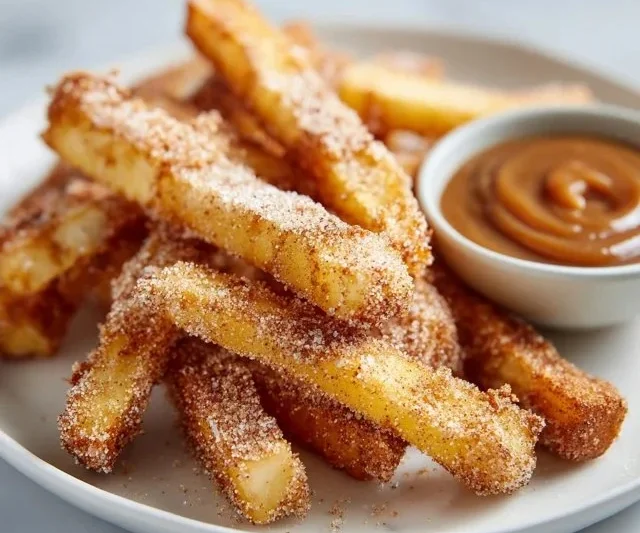 Crispy Air Fryer Apple Fries