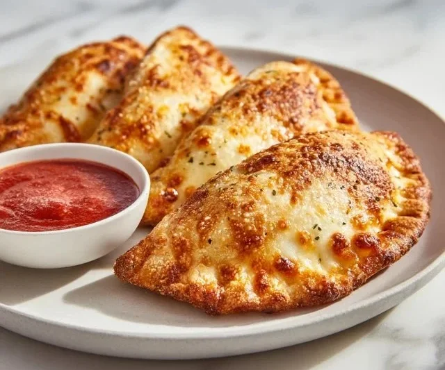 Crispy Cheesy Air Fryer Calzones