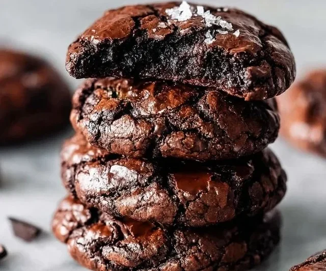 Fudgy Chocolate Brownie Cookies