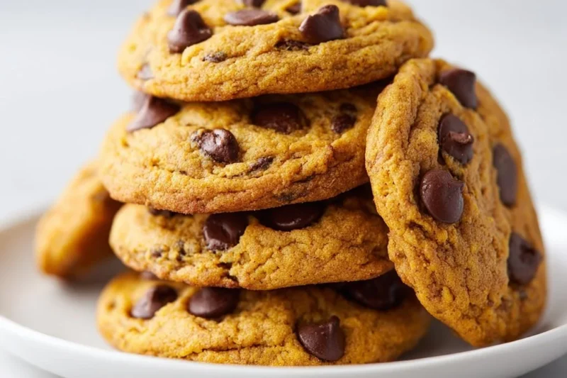 Gluten Free Pumpkin Chocolate Chip Cookies