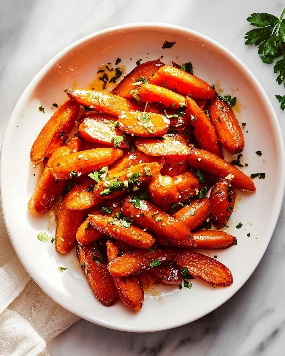 Honey glazed carrots cooked to perfection for a sweet and savory side dish