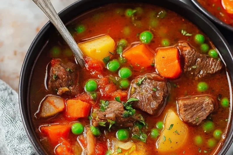 Instant Pot Vegetable Beef Soup