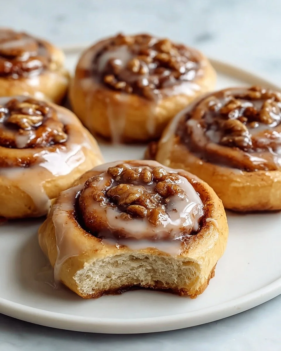 Delicious homemade Pumpkin Cinnamon Rolls drizzled with icing
