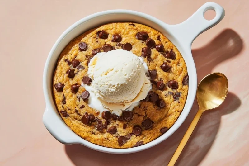 Pumpkin Skillet Cookie