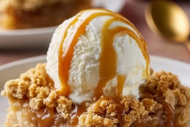 Caramel Apple Crumb Bars