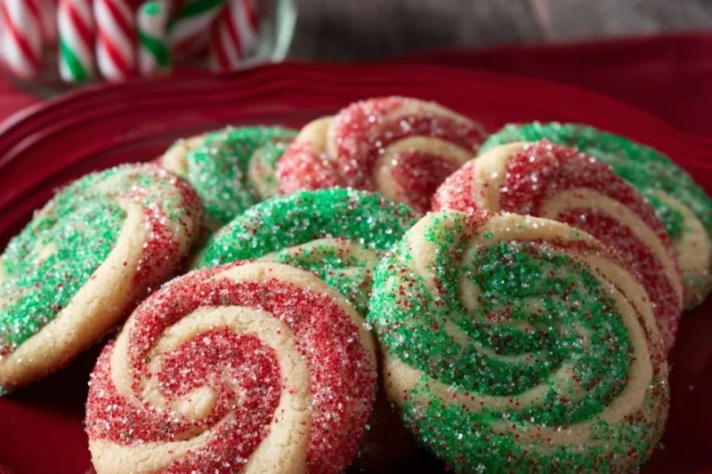 Christmas Snickerdoodle Cookies