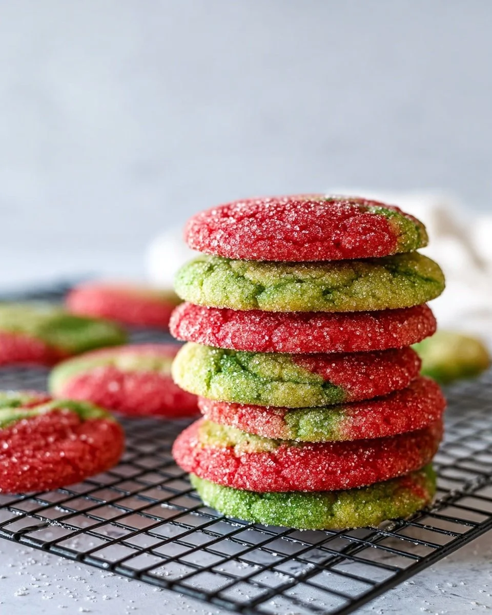 Delicious Christmas Snickerdoodles cookies arranged on a festive plate