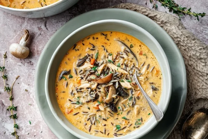 Creamy Chicken and Wild Rice Soup