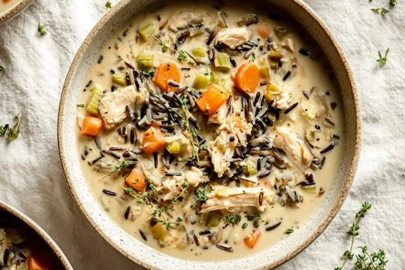Creamy Chicken and Wild Rice Soup