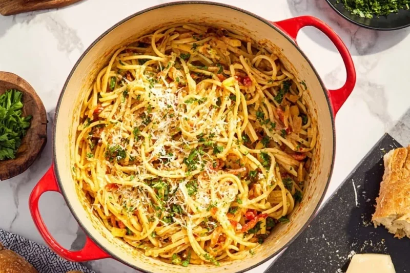 One Pot Italian Chicken Pasta