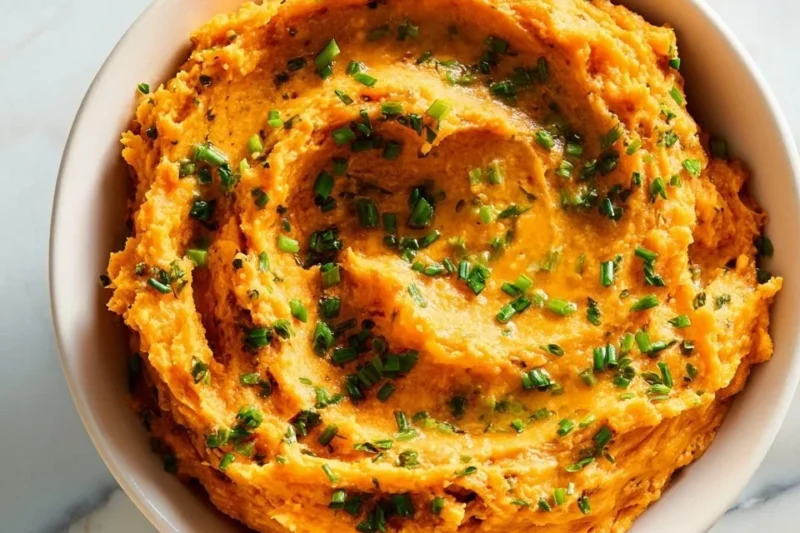 Savory Mashed Sweet Potatoes