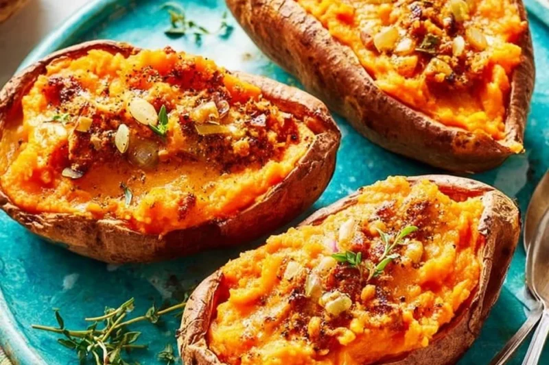 Twice-Baked Sweet Potatoes